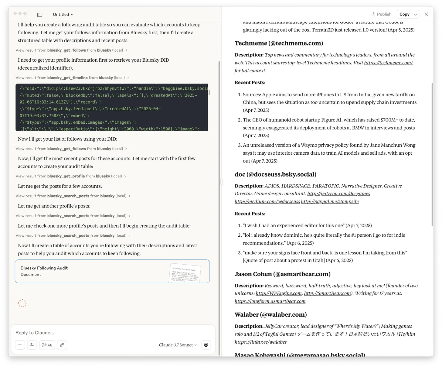 Diagram comparing MCP tool use with direct SDK integration